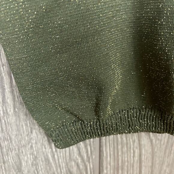 Intimately Free People Skinny Strap Seamless Sparkle Brami in Olive Green XS/S - Picture 6 of 8